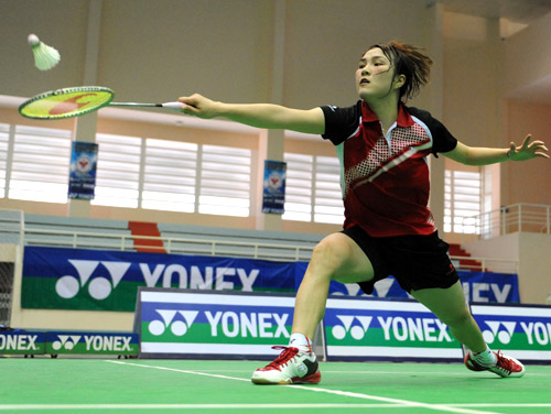 Female badminton player reaches career-high ranking